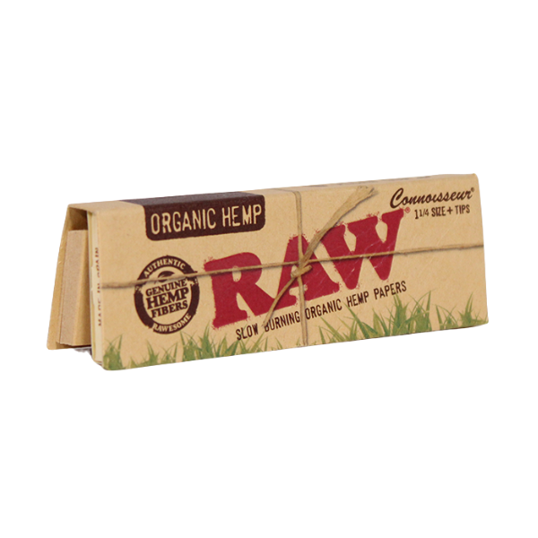 Raw Paper / Organic Connoisseur 1 1/4 W/ Tips
